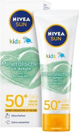 Nivea Kosmetyki Do Opalania Ochrona Przed Słońcem Dla Dzieci Sun Kids Mineralna Promieniowaniem Uv 50SPF 150Ml
