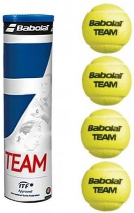 Babolat Team 4Szt Piłki Turniejowe Na Wszystkie Nawierzchnie