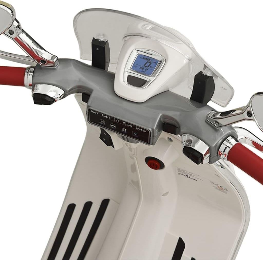 vidaXL Skuter Elektryczny Vespa GTS300 Biały - zdjęcie 5 vidaXL Skuter Elektryczny Vespa GTS300 Biały
