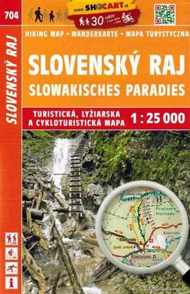 Słowacki Raj Mapa Turystyczna 704 Shocart 1:25 000