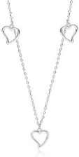 Zdjęcie Magar Srebrny naszyjnik serca SL-Z1751N - Strzelce Krajeńskie