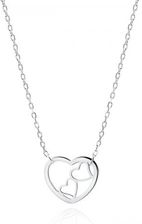 Zdjęcie Magar Srebrny naszyjnik serduszka SL-Z1820NR - Strzelce Krajeńskie