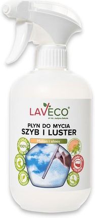 Laveco Naturalny Płyn Do Mycia Szyb I Luster Melon I Aloes 500Ml