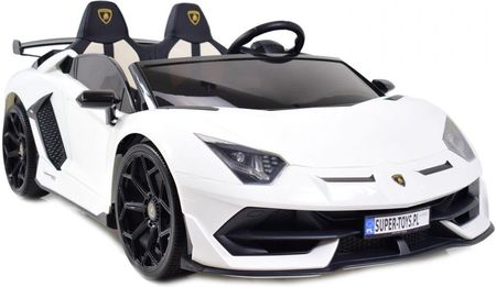 Licencjonowany Lamborghini Aventador Svj Dla 2 Dzieci Funkcja Driftu Miękkie Siedzenie Miękkie Koła Sx2028