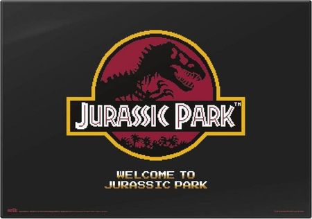 Podkładka Na Biurko Jurassic Park 34X49Cm Pvc Czarna