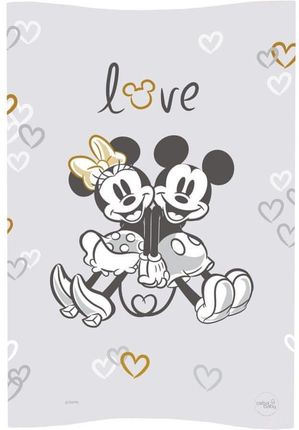 Ceba Baby Mata Do Przewijania Miękka Cosy Disney Minnie & Mickey Grey 50X70Cm
