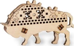 Zdjęcie Ecowoodart Ewa Drewniane Puzzle 3D Żubr - Lwówek