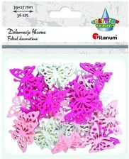 Zdjęcie Titanum Filcowe Motyle Ażurowe 36Szt - Dolsk