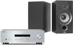 Zdjęcie Yamaha A-S201 Srebrny + ELAC Debut 2.0 B6.2 Czarny - Ruda Śląska