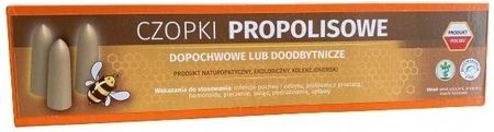 Apicultura Polska Czopki Propolisowe doodbytnicze lub dopochwowe na hemoroidy 12 szt
