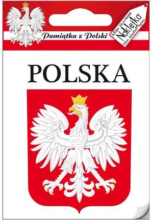 Steelblue Naklejka pojedyncza Polska (BD688)