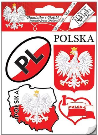 Steelblue Naklejki zestaw Polska (BD723)