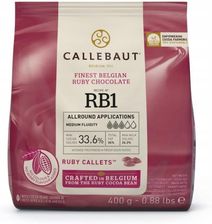 Callebaut Czekolada różowa Ruby 33,6% kakao 400 g