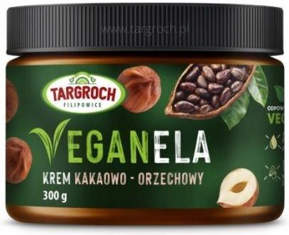 Targroch Pasta Krem kakaowo orzechowy Veganela Vege 300 g