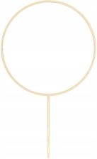 Zdjęcie Party Deco Tortowy Topper drewniany Heksagon - 24 cm Wesele - Czempiń