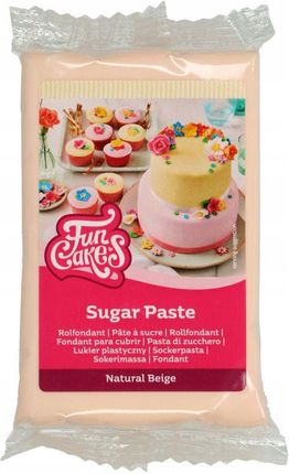 Fun Cakes Masa cukrowa lukier plastyczny - beżowa, 250 g