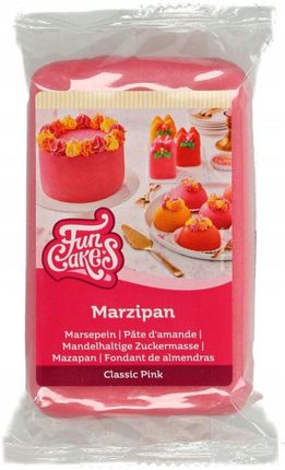 Fun Cakes Masa marcepanowa marcepan - różowa, 250 g