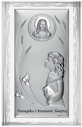 Obrazek Srebrny Pamiątka I Komunii 6683SF/2X 13,5x21 cm (BELTRAMI)