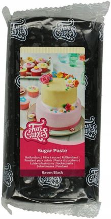 Fun Cakes Masa cukrowa lukier - FunCakes - czarna, 1 kg