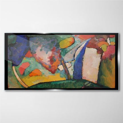 Coloray Obraz na Szkle Wodospad Abstrakcja Kandinsky 140x70 cm (OSH2S013140X70CM)