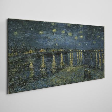 Coloray Obraz Canvas Gwiaździsta noc Van Gogh 120x60 cm (OCH016120X60CM)