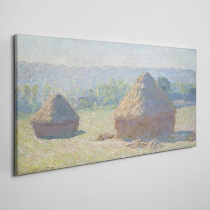 Coloray Obraz na Płótnie Koniec Lata Siano Monet 140x70 cm (OCH024140X70CM)