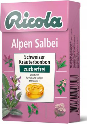 Ricola cukierki Alpen Salbei 50g Z Niemiec