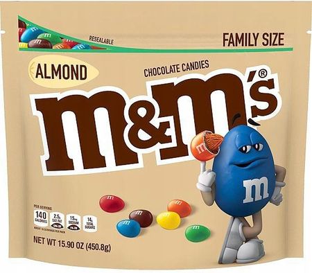 M&M's Chocolate Candies, Almond, Family Size - 15.90 oz