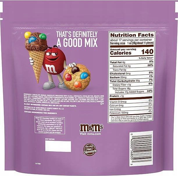 M&Ms Fudge Brownie Candies 488g z Usa Ceny i opinie Ceneo.pl