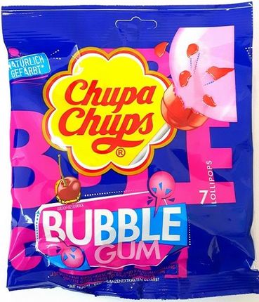 Chupa Chups Bubble Gum lizaki guma 126g / 7szt
