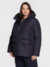 Tommy Hilfiger Curve Kurtka puchowa Essential Pad Logo WW0WW32852 Granatowy Regular Fit - zdjęcie 1