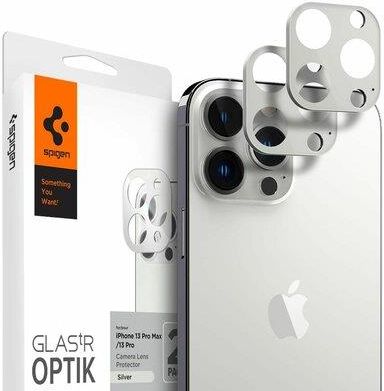 Spigen Nakładka Na Obiektyw Optik.Tr Do Apple Iphone 13 Pro/13 Pro Max 2Szt. Srebrny