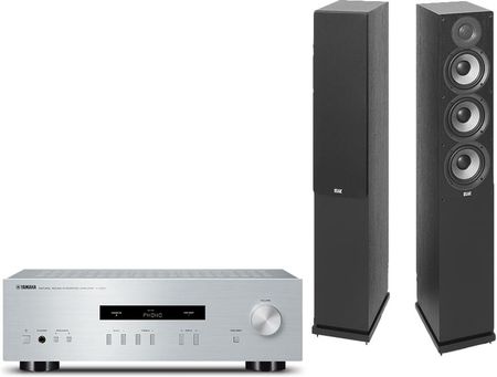 Yamaha A-S201 Srebrny + ELAC Debut 2.0 F5.2 Czarny