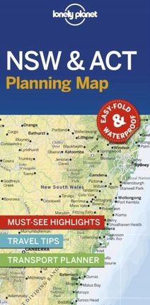 Lonely Planet New South Wales+act Planning Map Ksi