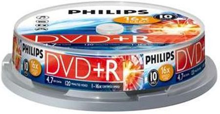 Philips DVD-R 4,7GB 16X CAKE*10 DM4S6B10F/00
