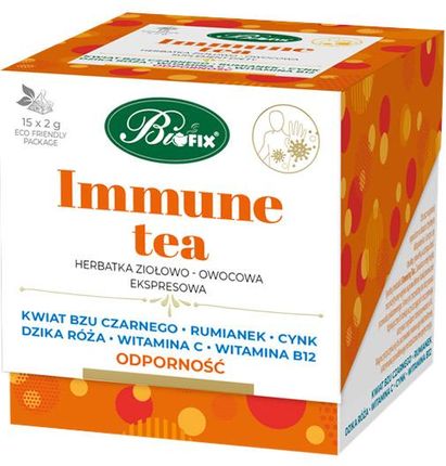 Bi Fix Immune Tea, herbatka ziołowo-owocowa, 2 g x 15 sasz