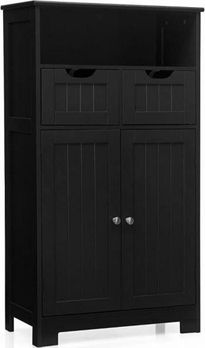 Costway Szafka Łazienkowa Stojąca Z Półkami 9601092