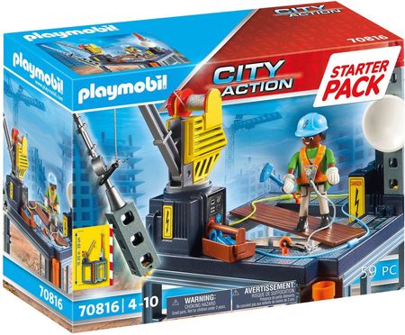 Playmobil 70816 Starter Pack Plac budowy z wciągarką