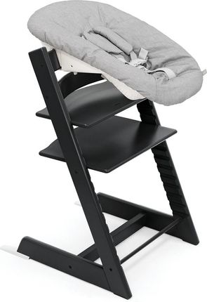 Stokke krzesełko Tripp Trapp z Newborn Set Black