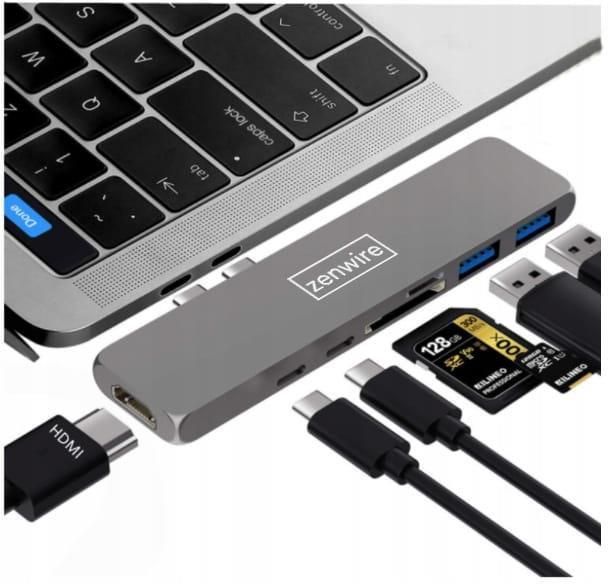 Cavo USB C a HDMI [2M/6.6FT], 4K@60Hz Tipo C HDMI Cavo Thunderbolt 3 Compatibile con iPad Pro 2018, MacBook Prp, MacBook Air, iMac, dell XPS, Samsung S9/S8/Note 9/S8 Plus, Huawei P30/Mate30