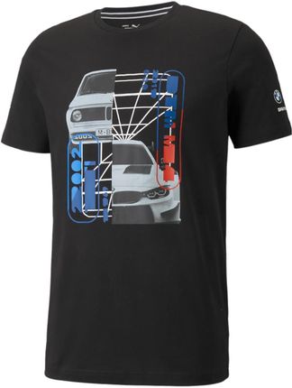 T-shirt, koszulka męska Puma BMW Motorsport Graphic Tee 531194-01 Rozmiar: S