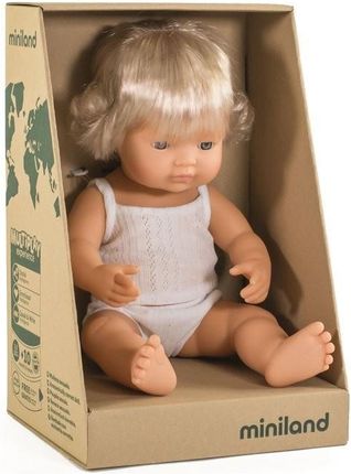 Miniland Lalka Dziewczynka Europejka Z Implantem Ślimakowym 38Cm Doll