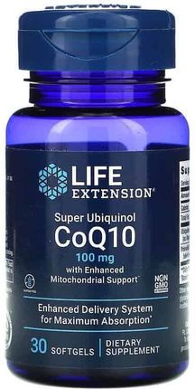 Life Extension - Super Ubiquinol CoQ10 100 mg, 30 kaps