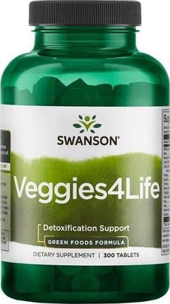 Swanson - Veggies4Life, 300 tabl