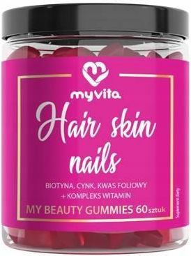 MyVita, Hair Nails Skin Żelki, 60 szt