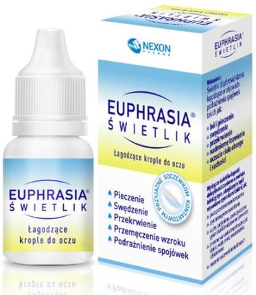 Euphrasia Świetlik - łagodzące krople do oczu, 10 ml