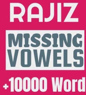 Rajiz Missing Vowels puzzle: Plus 10000 Missing Vowels Puzzle for Adults