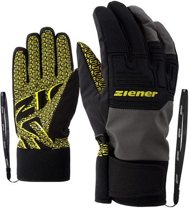 Ziener Garim As Alpine Skiing Gloves Czarny Szary 8 8010657578