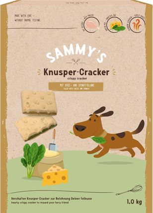 Bosch Sammy'S Crispy Cracker Krakersy Ser Szpinak 1Kg