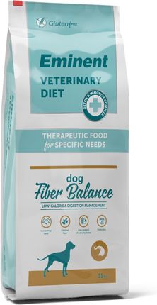 Eminent Veterinary Diet Dog Fiber Balance 11Kg O Wyższej Zawartości Błonnika I Obniżonej Wartości Energetycznej